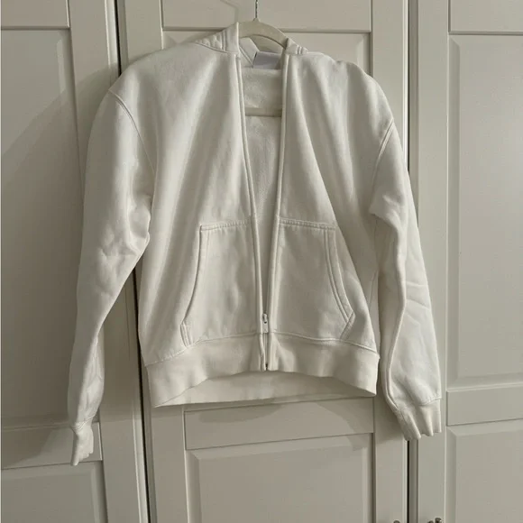 Aritzia Cozy Sweatfleece Perfect Zip Hoodie - Picture 2 of 4